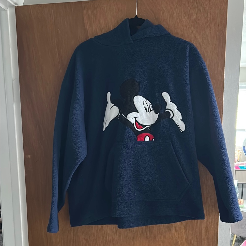 Disney Dark Blue Mickey Unlimited fleece sweatshirt